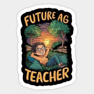 Future Ag Teacher Sticker